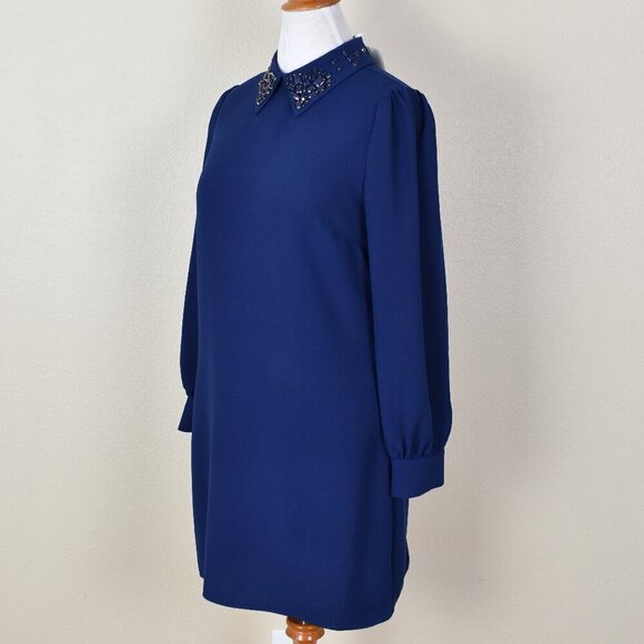 Trina Turk Gaudin Dress Navy NEW - 10 - Picture 5 of 11